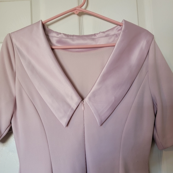 WHBM Sheath dress with Satin Vback in Cottage Rose Size 6 - Picture 3 of 8